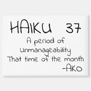 HAIKU 37 MAGNET