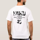 HAIKU 40 T-Shirt (Rückseite)