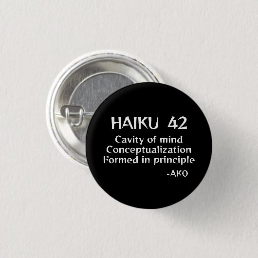 HAIKU 42 BUTTON (Vorne & Hinten)