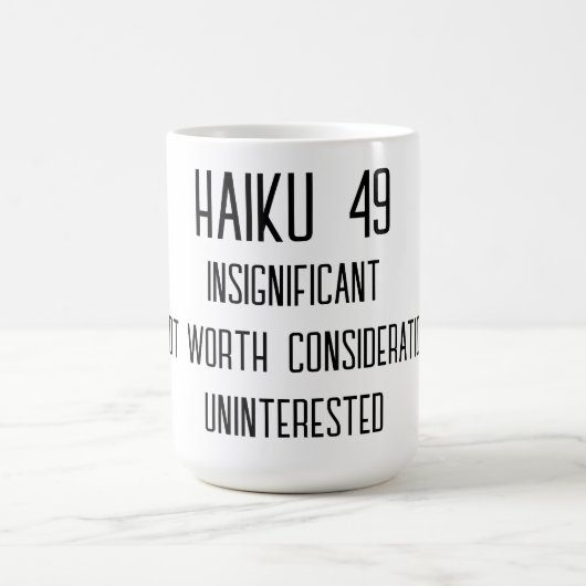 HAIKU 49 KAFFEETASSE (Mittel)