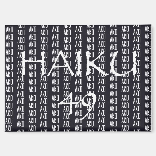 HAIKU 49 MAGNET (Vorderseite)