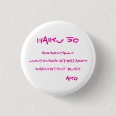 HAIKU 50 BUTTON (Vorderseite)