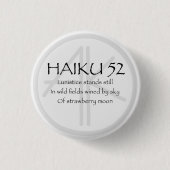 HAIKU 52 BUTTON (Vorderseite)