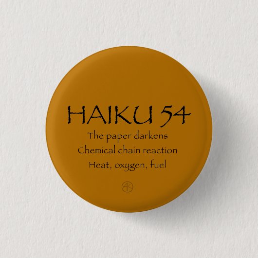 HAIKU 54 BUTTON (Vorderseite)