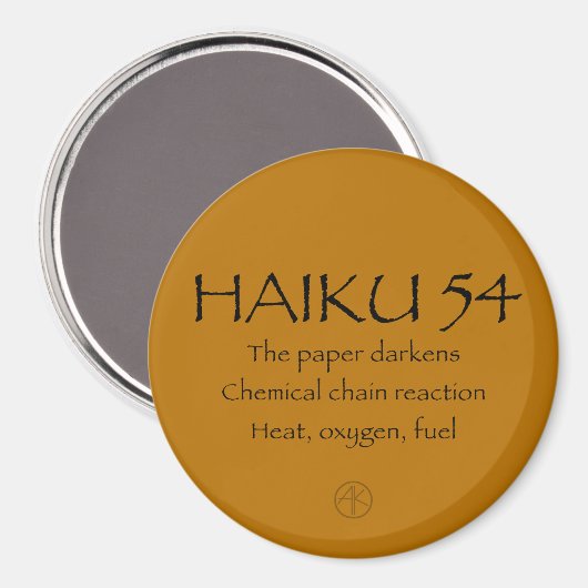 HAIKU 54 MAGNET (Vorderseite/Rückseite)