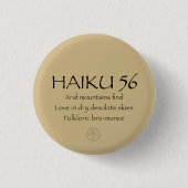 HAIKU 56 BUTTON (Vorderseite)