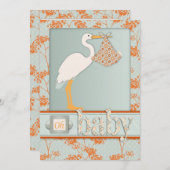 Haiku-Baby-Einladungs-Karte Einladung (Vorne/Hinten)