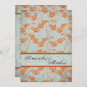 Haiku-Braut-Hochzeits-Einladungs-Karte Einladung (Vorne/Hinten)