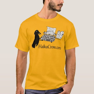 Haiku Crow Typing T-Shirt