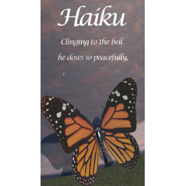 Haiku - Dieses neue Butterfly-Poster Poster
