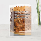 Haiku-Geburtstag Karte (Vorderseite)