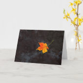 Haiku Grußkarte Karte (Gelbe Blume)