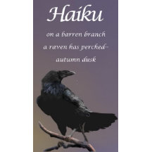 Haiku Herbstdämmerung Raven