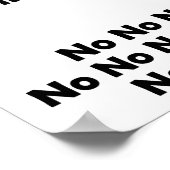 Haiku holt sich aus dem Bed Funny Poster (Ecke)