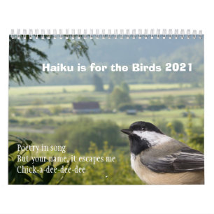 Haiku ist für den Vogelkalender - Nr. 2 - 2020 Kalender