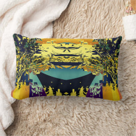 Haiku Japanisches Gedicht Farbiges Muster Lendenkissen