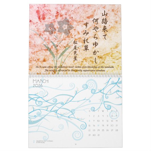 Haiku Kalender (Mär 2026)