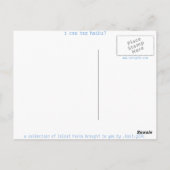 Haiku Katze 14 Postkarte (Rückseite)