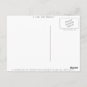 Haiku Katze 15 Postkarte (Rückseite)