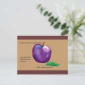 Haiku - Leben ist Poesie Postkarte (Stehend Vorderseite)