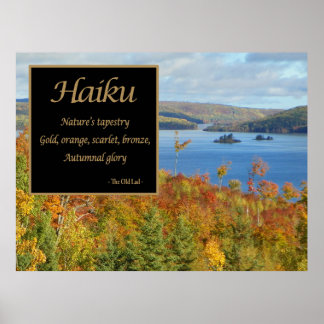 Haiku Nature's Tapestry Fotografy Poster