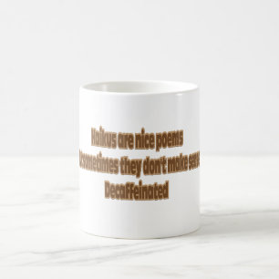 Haiku Spaß Kaffeetasse