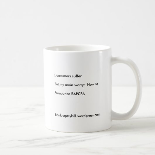 Haiku-Tasse - BAPCPA Kaffeetasse (Rechts)