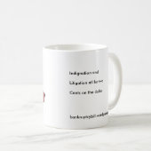 Haiku-Tasse - Entrüstung Kaffeetasse (VorderseiteRechts)