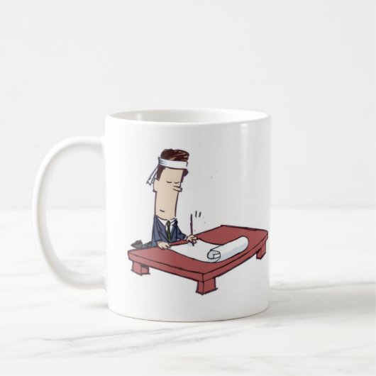 Haiku-Tasse - Entrüstung Kaffeetasse (Links)