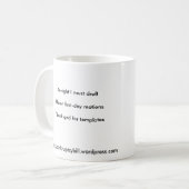 Haiku-Tasse - Vorlagen Kaffeetasse (Vorderseite Links)