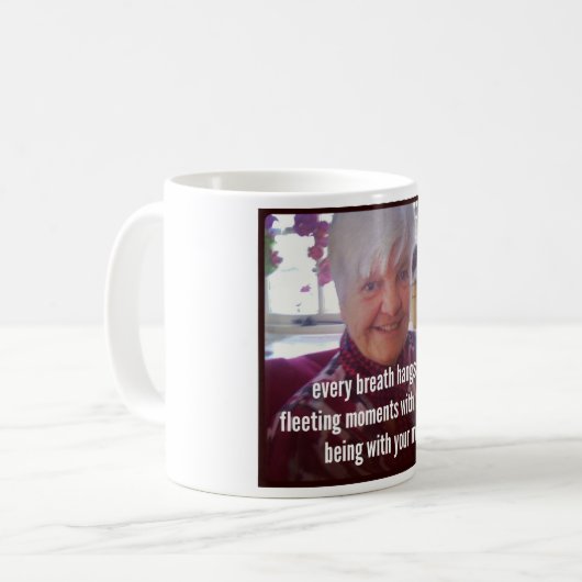 Haiku-Tassen - jeder Atem Kaffeetasse (Vorderseite Links)