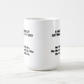 Haiku-Verlassen eine Bett-lustige Tasse (Mittel)