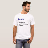 Haikus sind hart T-Shirt (Vorne ganz)
