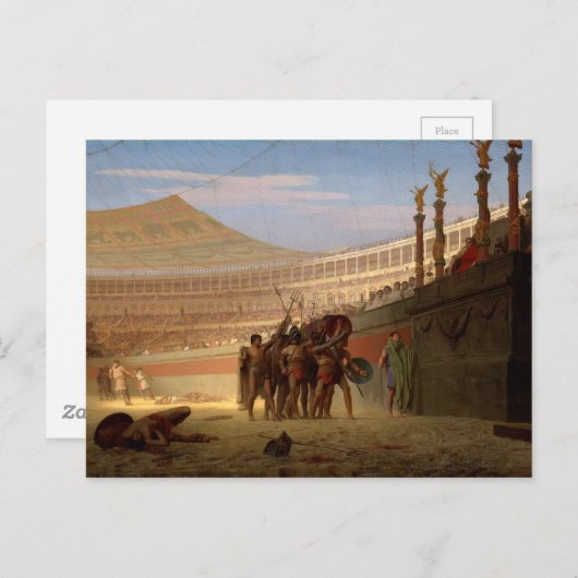 Hail Caesar Wir, die im Begriff sind, Sie Die Salu Postkarte (Vorne/Hinten)