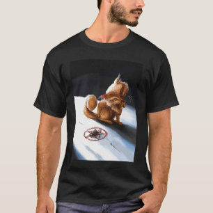 Hail Devil Katze Pentagramm T-Shirt