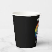 Hail Gay Satan Funny Goth Gothic Goat LGBTQ Pappbecher (Rechts)