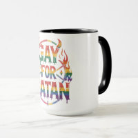 Hail Gay Satan Rainbow Baphomet Devil Goat LGBTQ