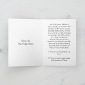 HAIL HOLY QUEEN KARTE (Innenseite)