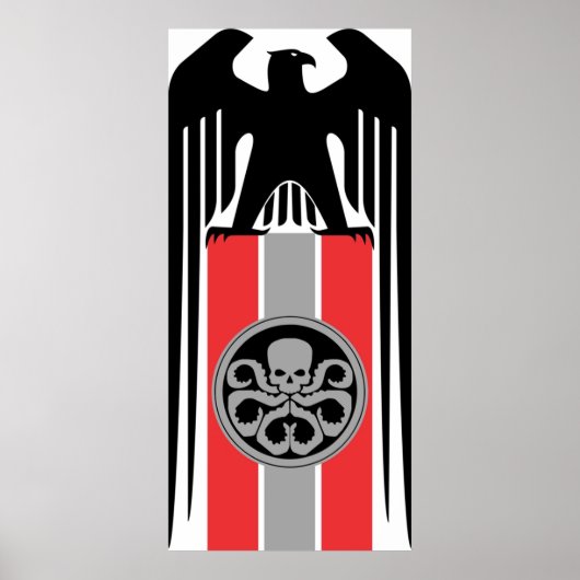 Hail Hydra Tapestry Poster (Vorne)