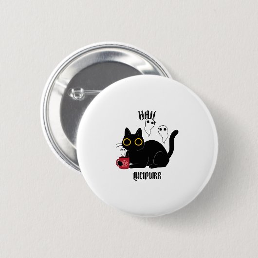 Hail Lucipurr Button (Vorne & Hinten)