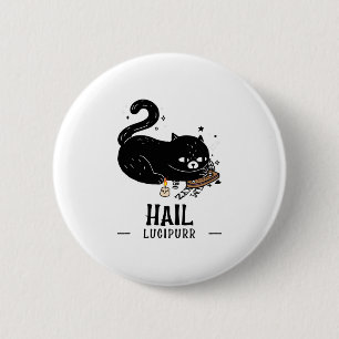 Hail Lucipurr Button