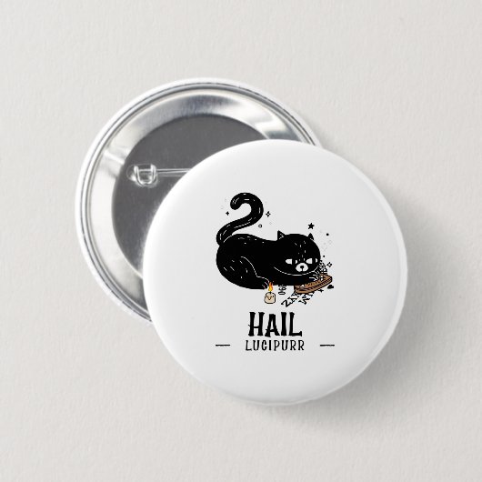 Hail Lucipurr Button (Vorne & Hinten)
