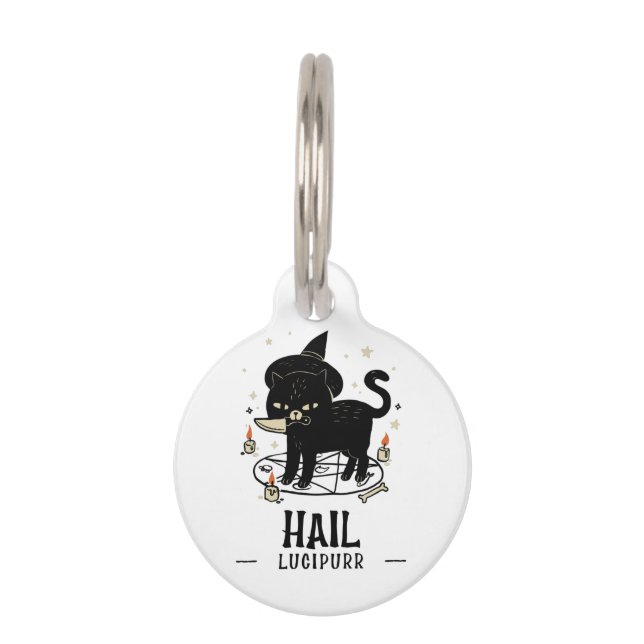 Hail Lucipurr Haustiermarke (Vorderseite)