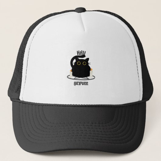Hail Lucipurr Truckerkappe (Vorderseite)