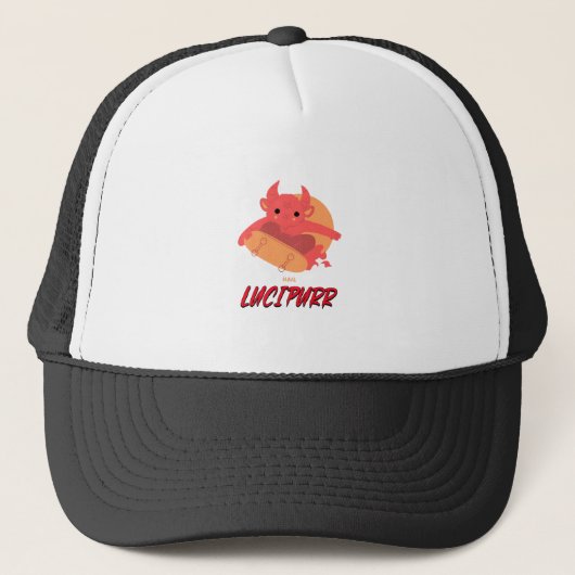 Hail Lucipurr Truckerkappe (Vorderseite)