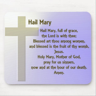 Hail Mary ~ benutzerdefinierbar Mousepad