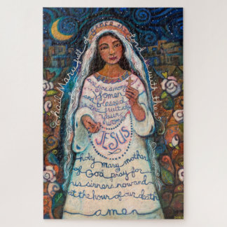 Hail Mary beten kontemplative Puzzle