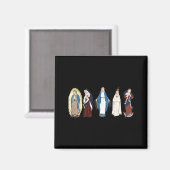 Hail Mary Full Of Grace, Blessed Virgin Mary, Bibl Magnet (Vorderseite/Rückseite)