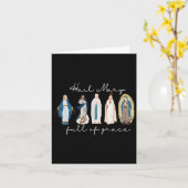 Hail Mary full von Grace, gesegnete Jungfrau Mary, Karte (Gelbe Blume)