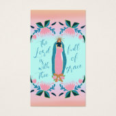 Hail Mary Gebet Katholische Kinder Heilige Karte (Vorderseite)